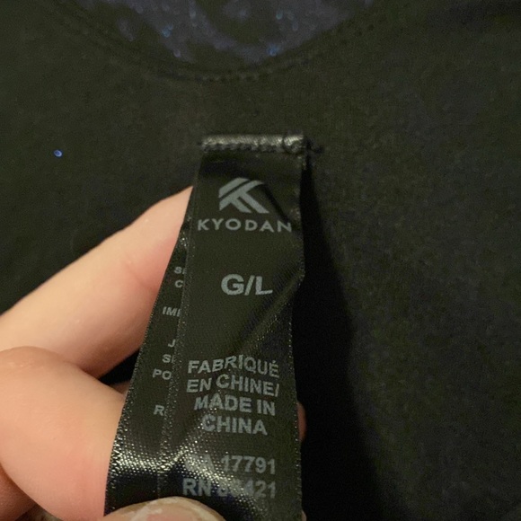 Brand new Kyodan 2 piece blue sparkly cheetah print work out set 😍😍😍 - Picture 9 of 17